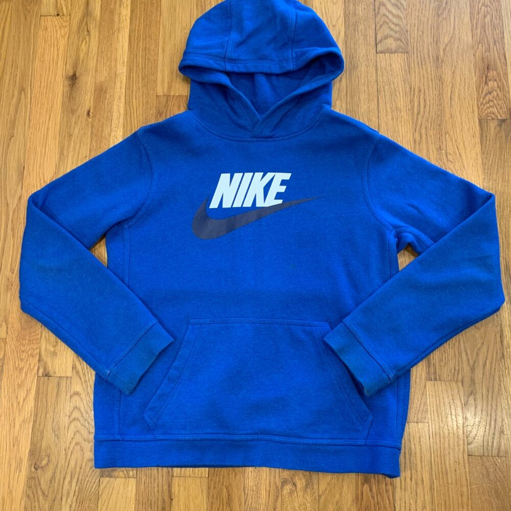 Nike Royal Blue Hoodie Kids XL
